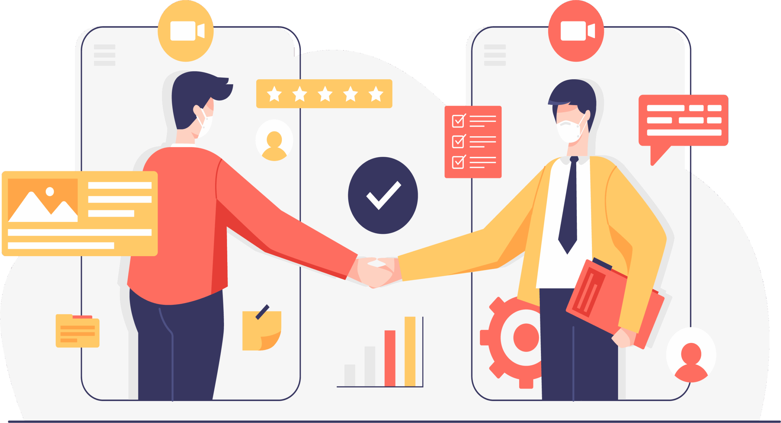 A marketing team brainstorming ideas and reviewing brand strategies, with visuals of brand logos and marketing collateral, representing iVenzu Technologies' efforts to improve brand image.